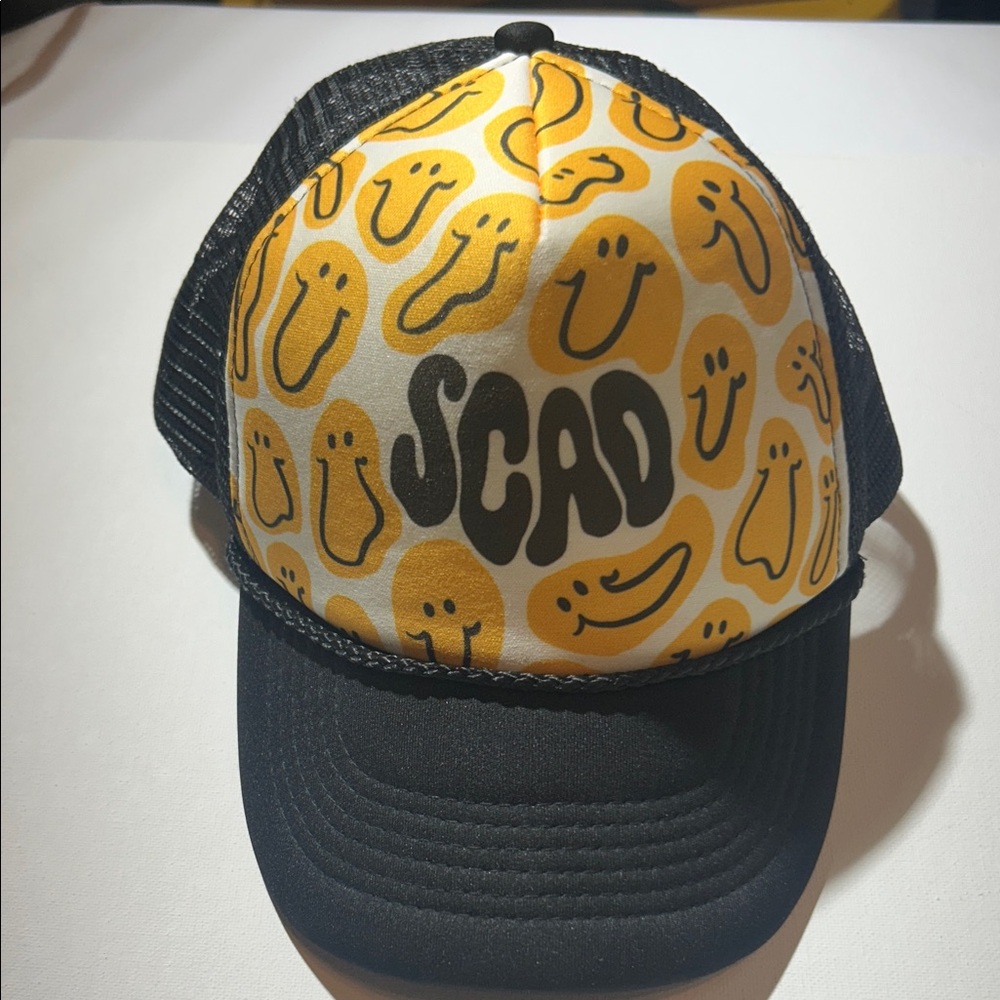SCAD (Savannah College Of Art and Design) Black/
Yellow Trucker Hat